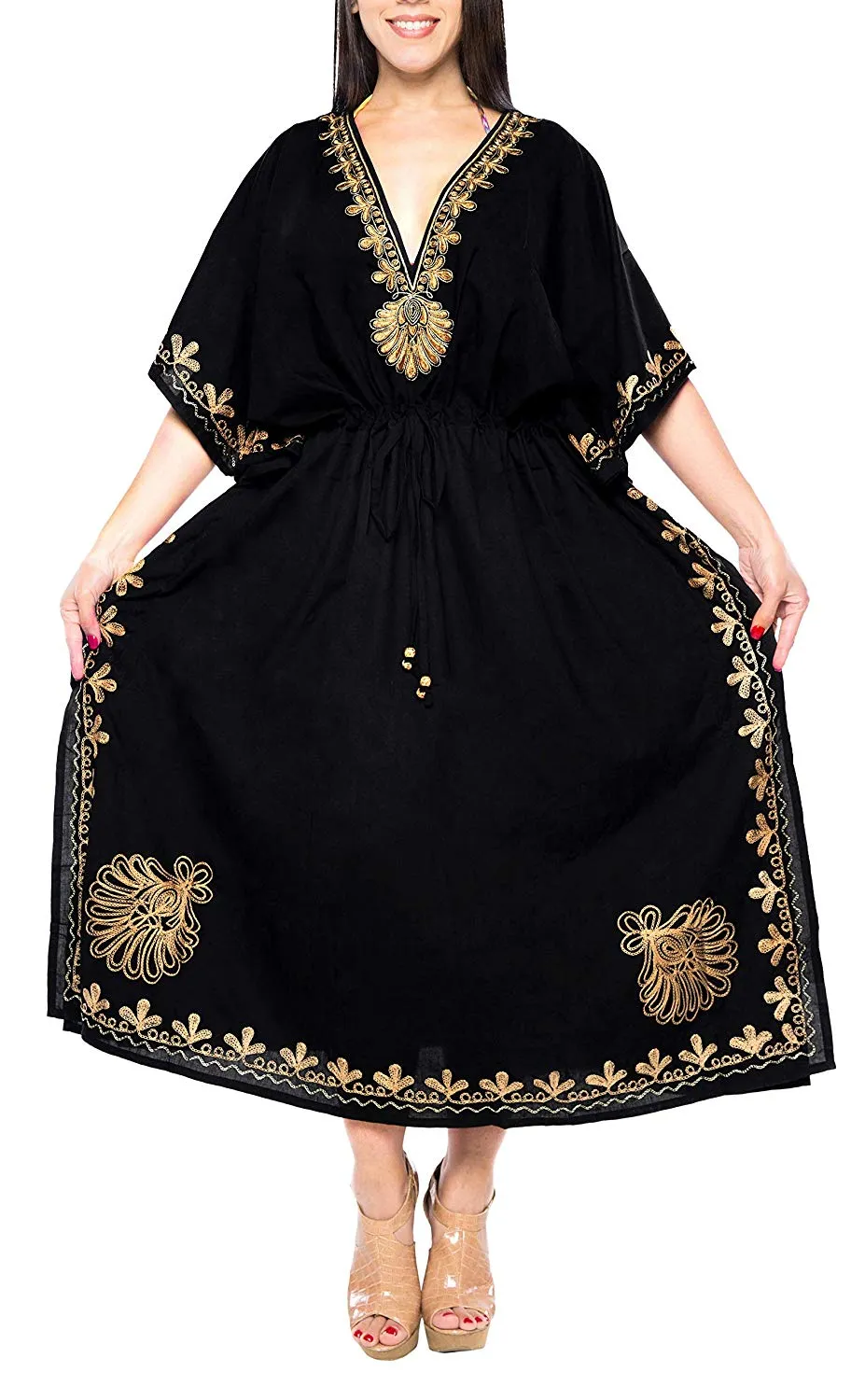 Women's Beachwear Designer Dress Rayon Swimwear Swimsuit Kimono Long Kaftan