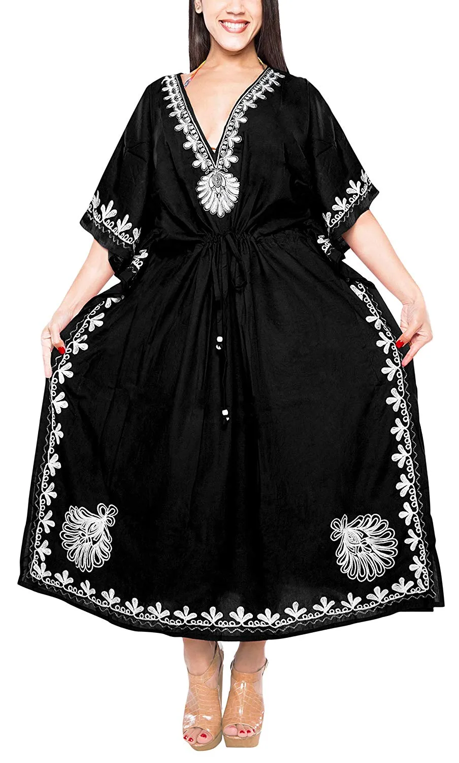 Women's Beachwear Designer Dress Rayon Swimwear Swimsuit Kimono Long Kaftan