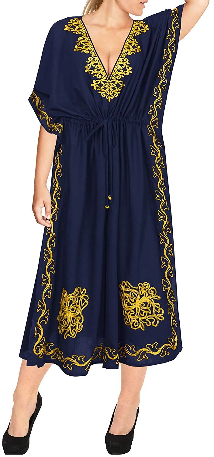 Women's Beachwear Designer Dress Rayon Swimwear Swimsuit Kimono Long Kaftan