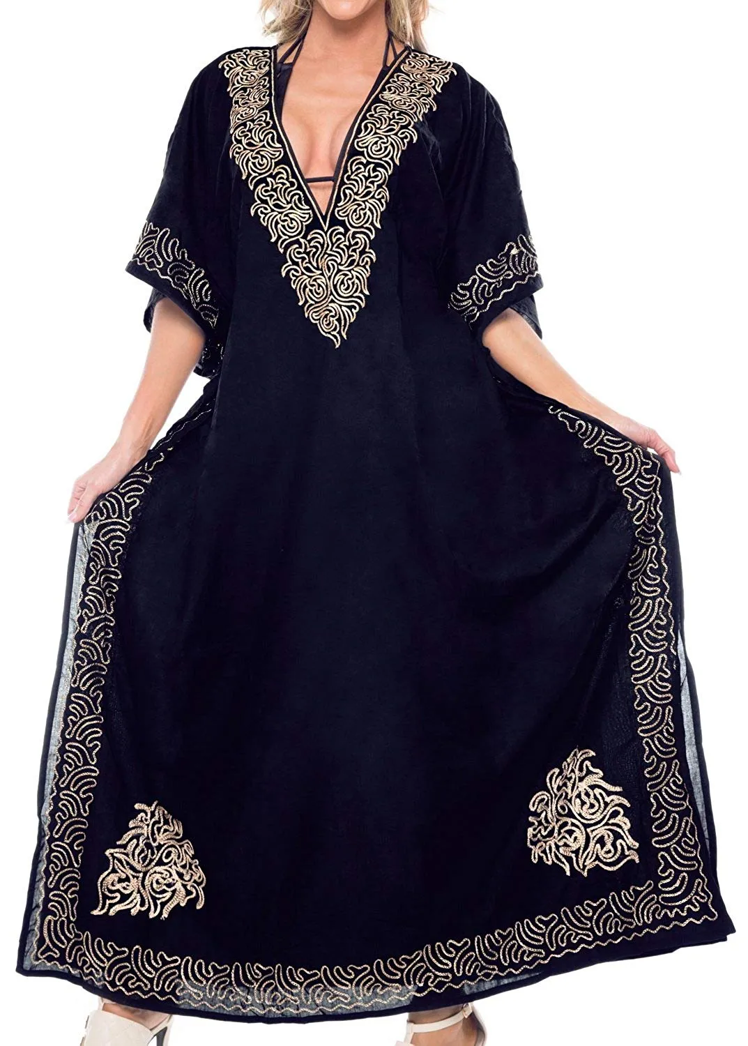 Women's Beachwear Designer Dress Rayon Swimwear Swimsuit Kimono Long Kaftan