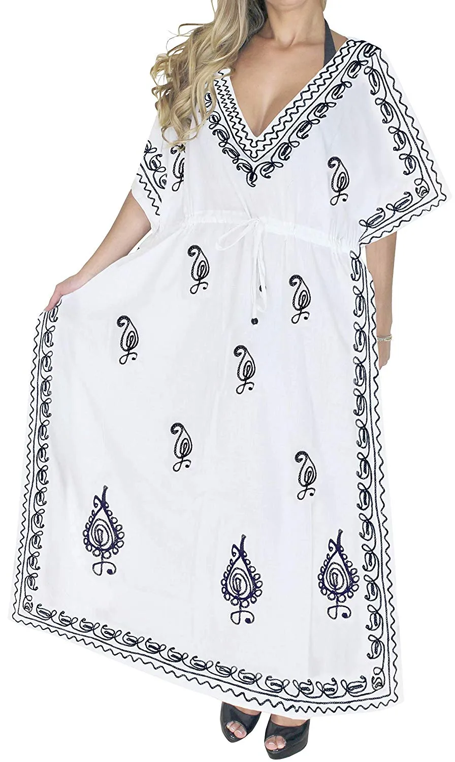 Women's Beachwear Designer Dress Rayon Swimwear Swimsuit Kimono Long Kaftan