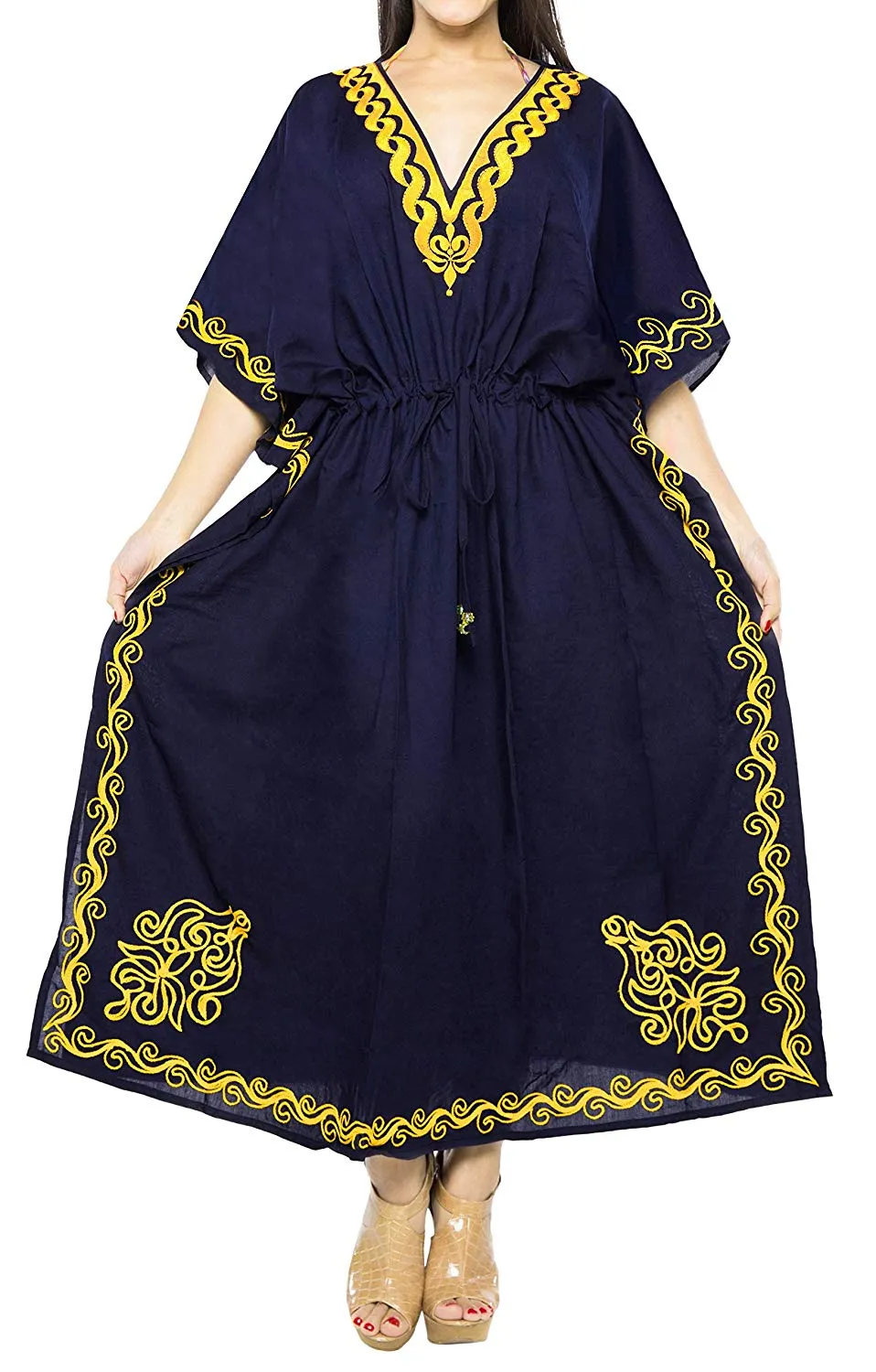 Women's Beachwear Designer Dress Rayon Swimwear Swimsuit Kimono Long Kaftan