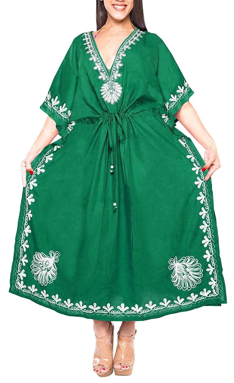 Women's Beachwear Designer Dress Rayon Swimwear Swimsuit Kimono Long Kaftan