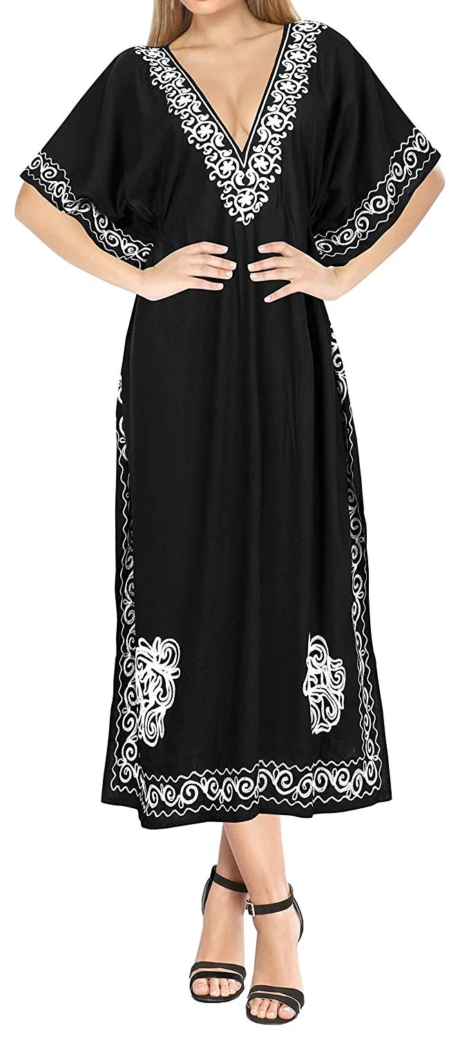 Women's Beachwear Designer Dress Rayon Swimwear Swimsuit Kimono Long Kaftan