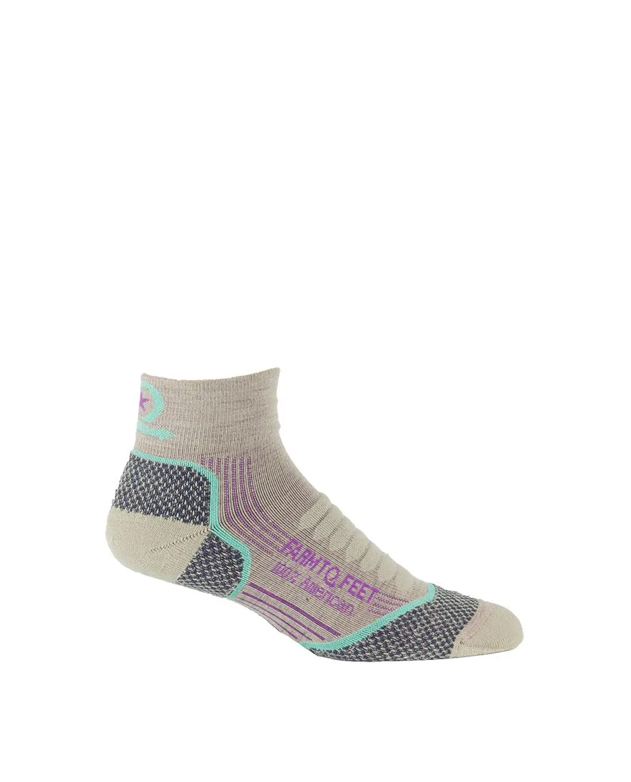 Women's Farm to Feet Damascus 1/4 Crew Sock