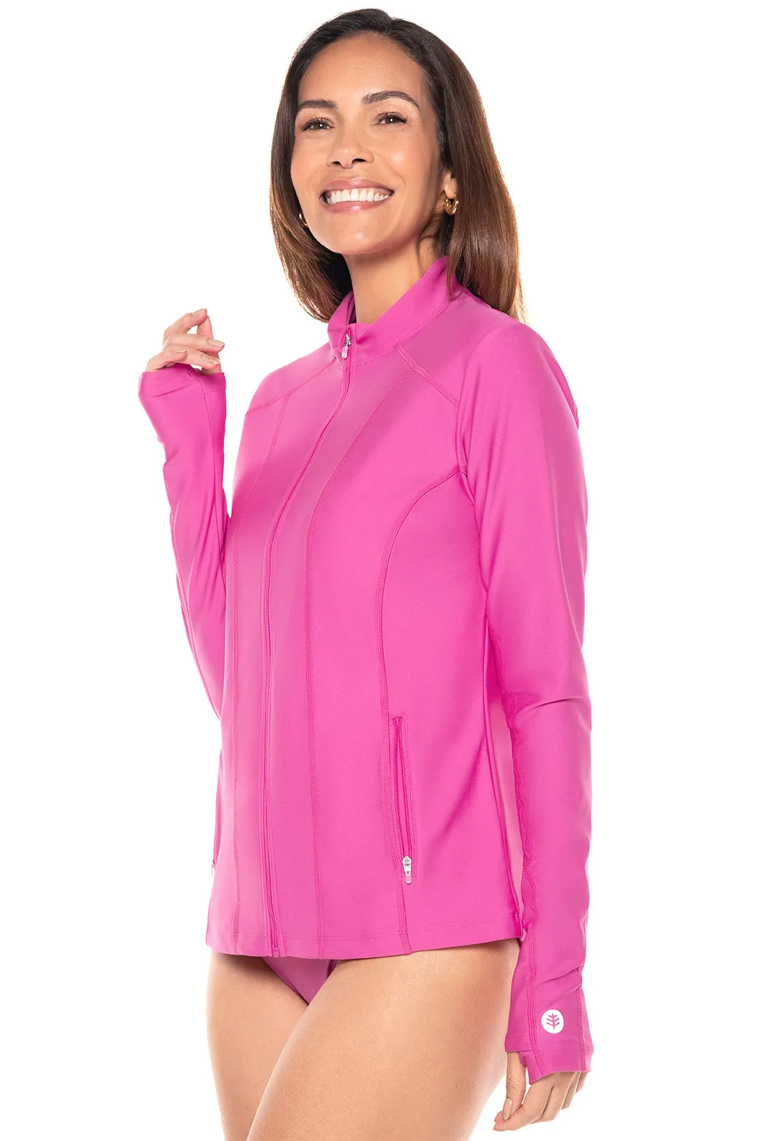 Women's Malawi Swim Jacket  |  Magnolia Pink