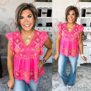 Won't Miss a Thing Embroidered Top