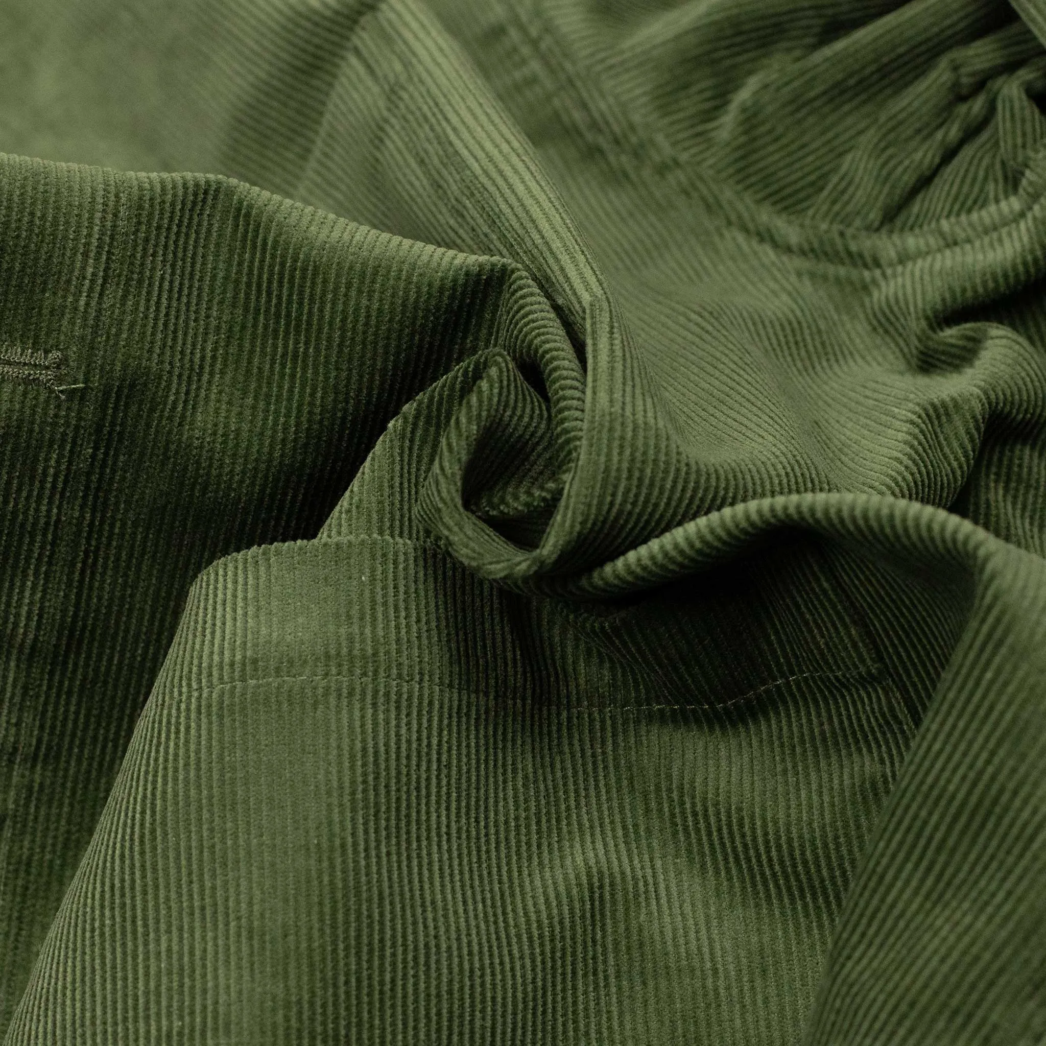 Work jacket in verte cotton corduroy