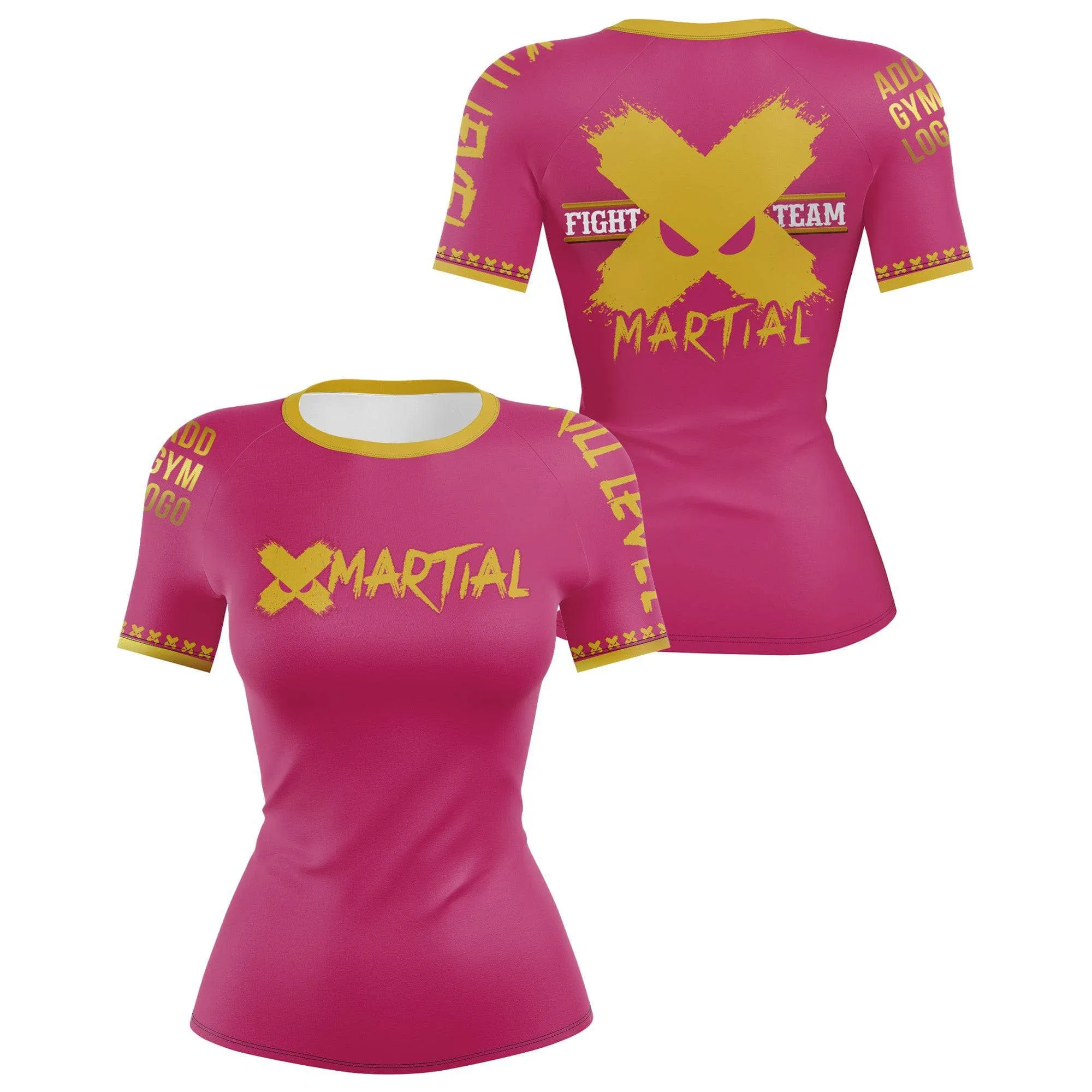 XMartial Kill Level Fight Team Women's BJJ Rash Guard