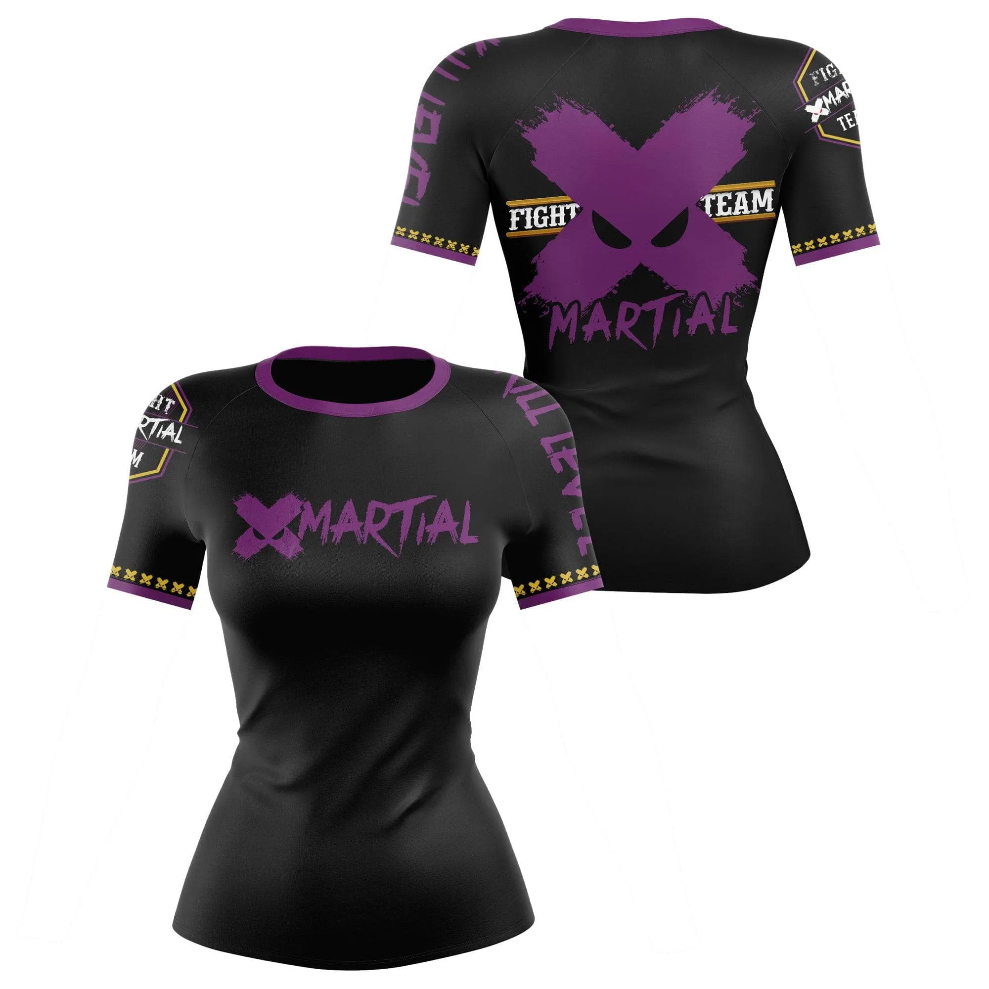 XMartial Kill Level Fight Team Women's BJJ Rash Guard