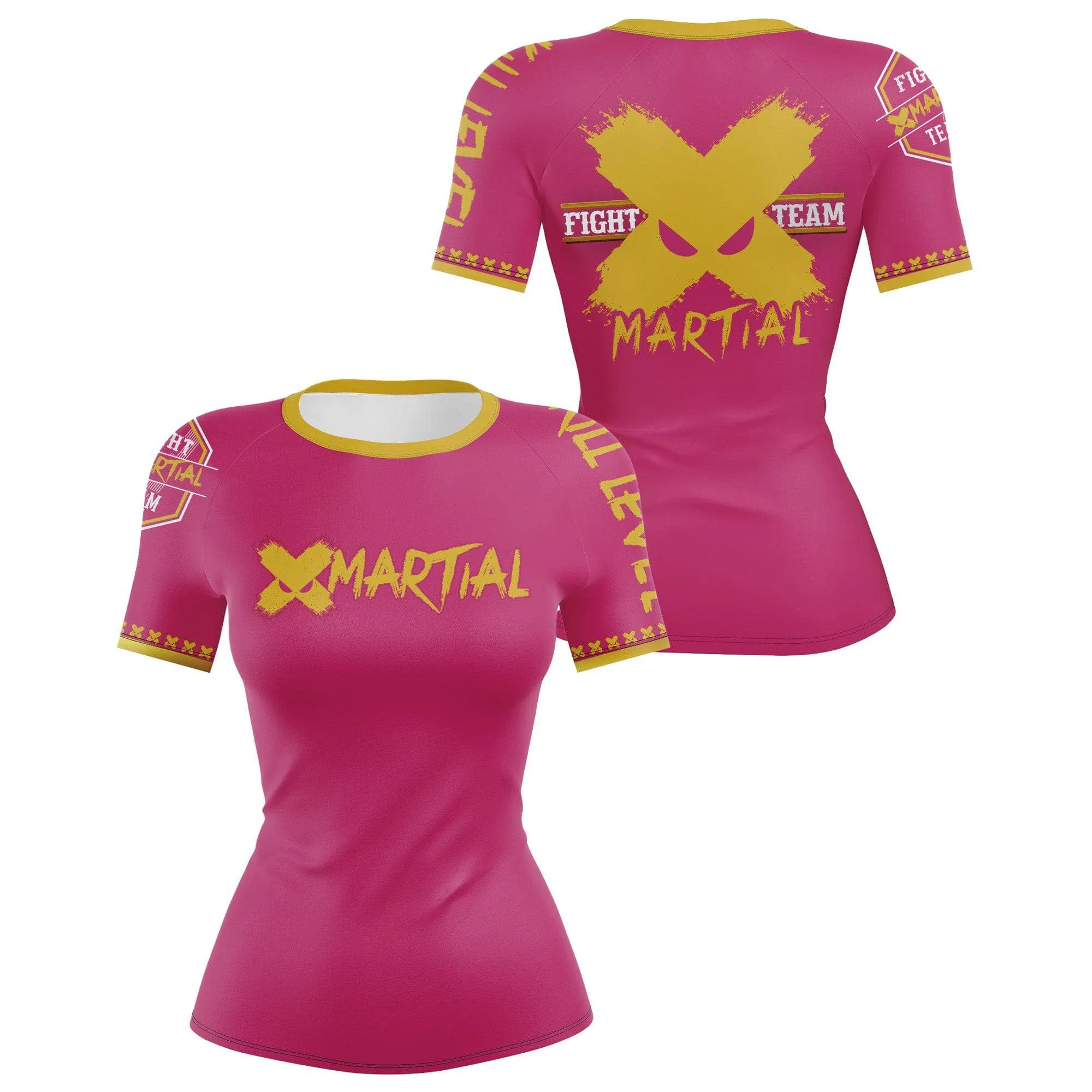 XMartial Kill Level Fight Team Women's BJJ Rash Guard