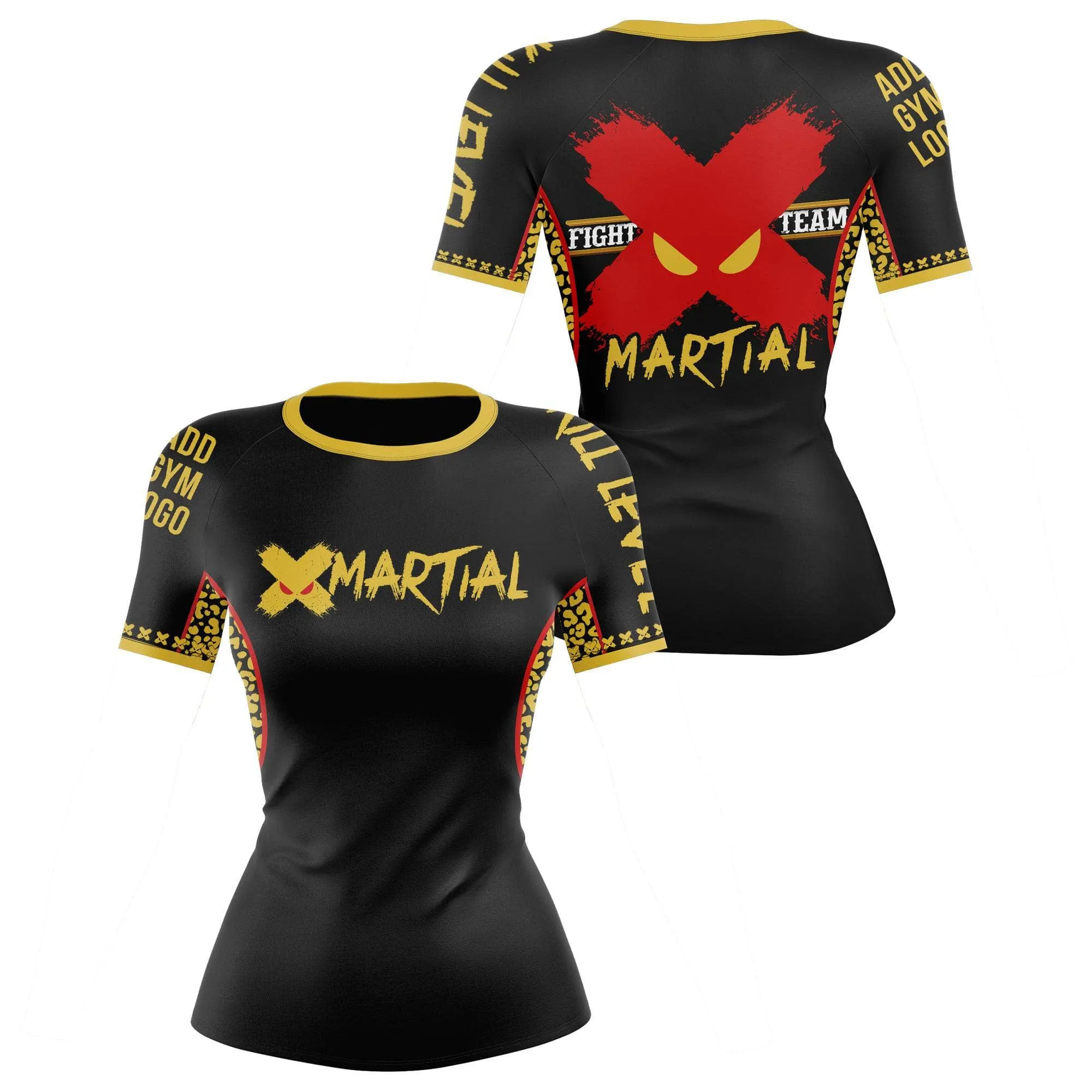 XMartial Kill Level Fight Team Women's BJJ Rash Guard