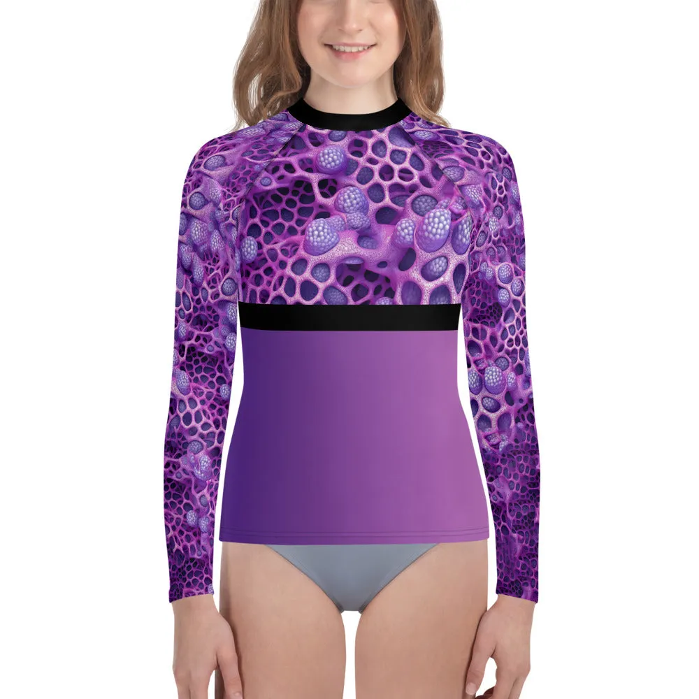 Youth Rash Guard Inside View