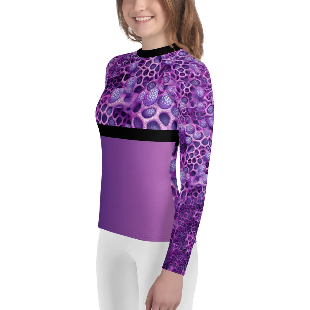 Youth Rash Guard Inside View