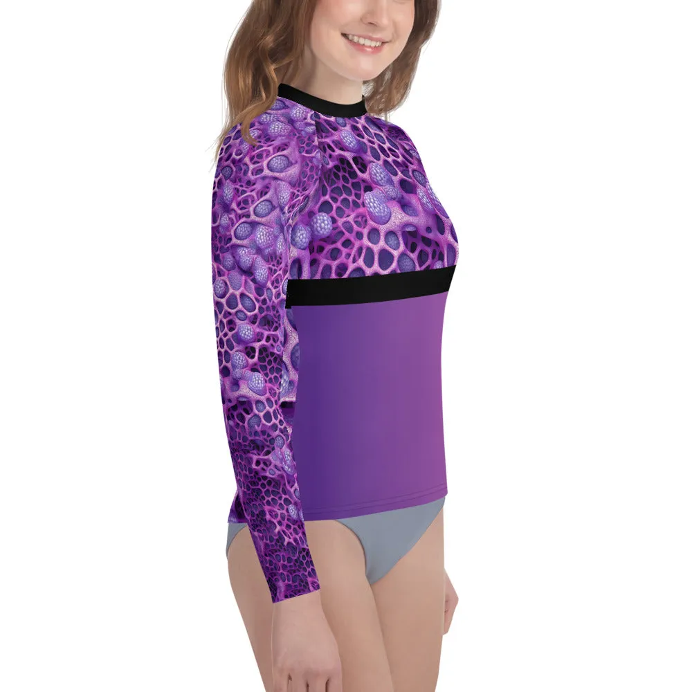 Youth Rash Guard Inside View
